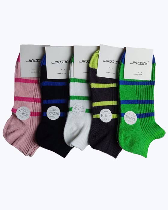 جوراب مچی زنانه طرح رنگی JinHin